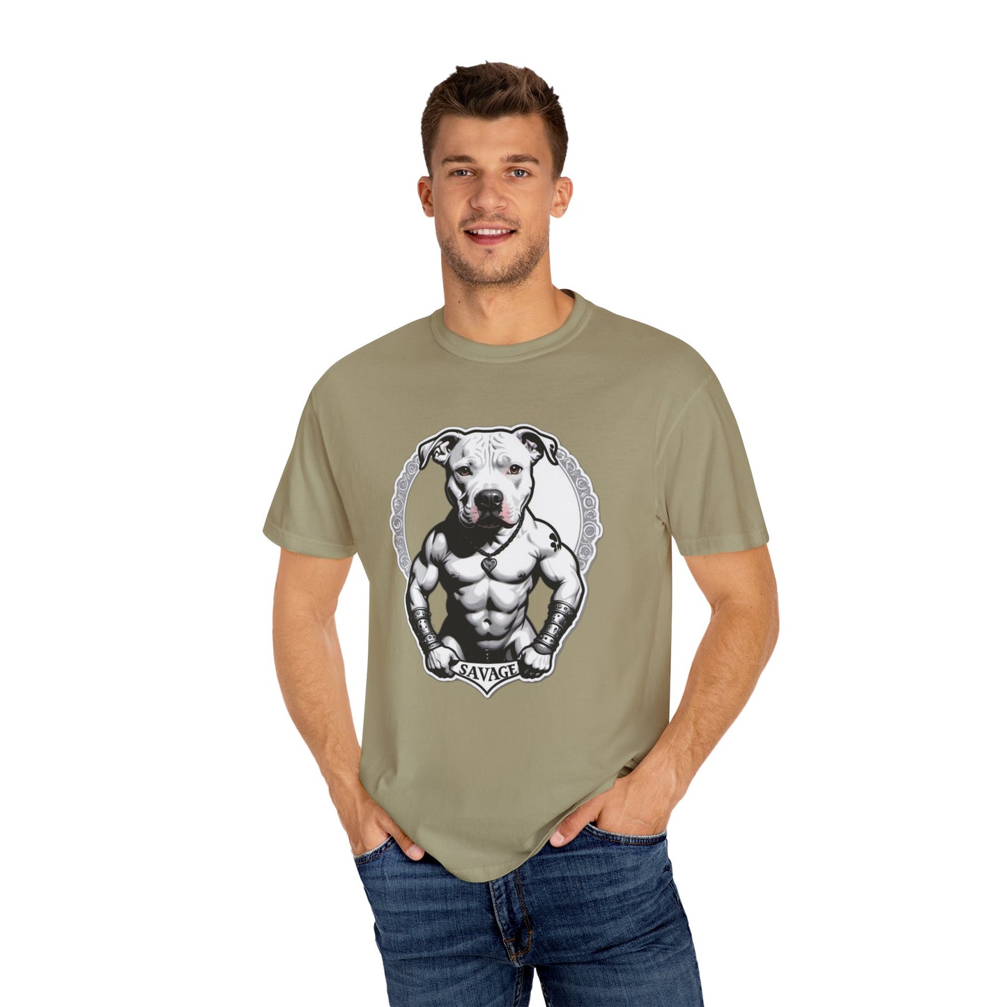 Savage Pitbull Crest T-shirt