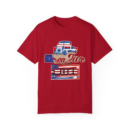 4th of July Car T-shirt