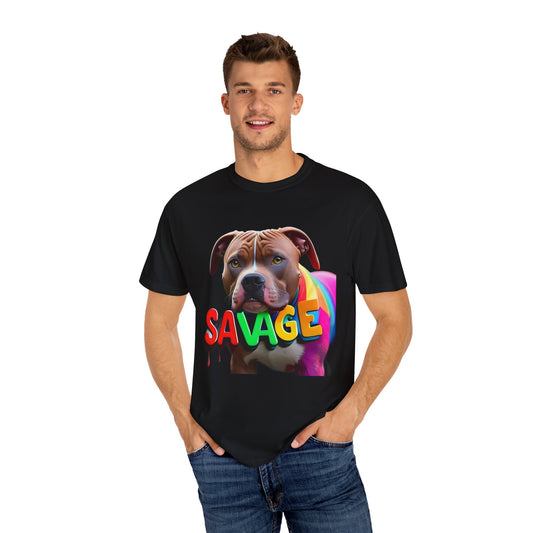 Savage Rainbow Pitbull T-shirt