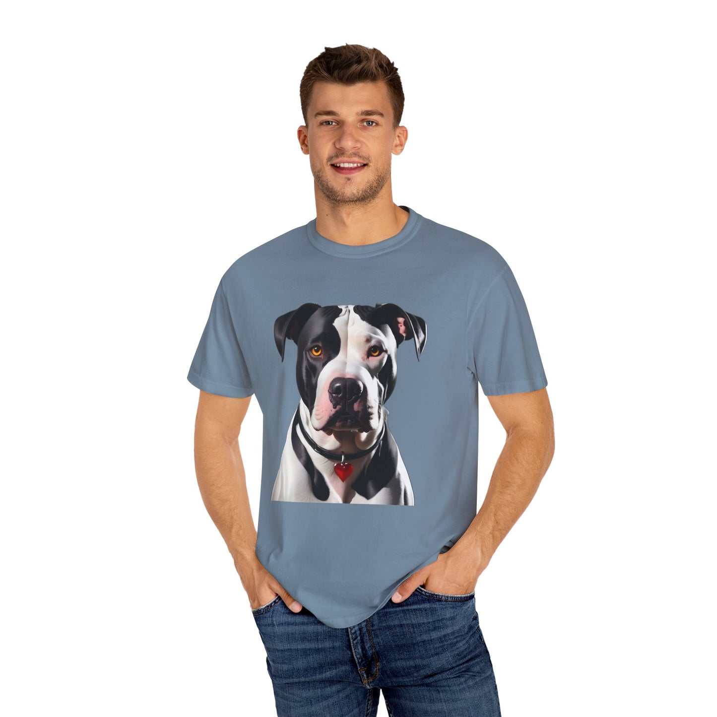 Pitbull Red Heart T-shirt