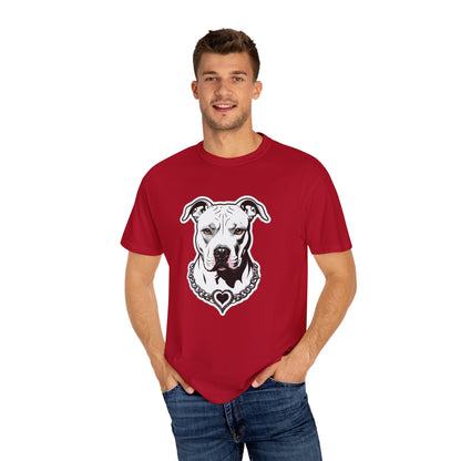 Pitbull Heart Necklace T-shirt