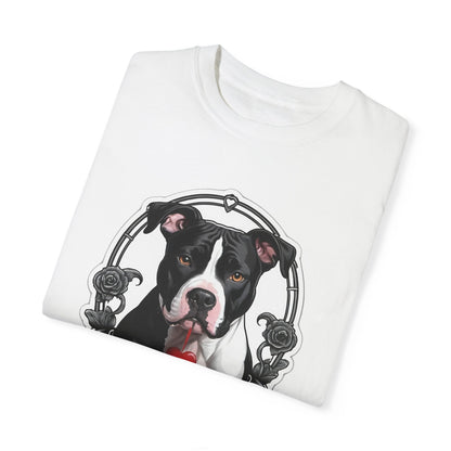 Savage Pitbull Hanging Heart T-Shirt