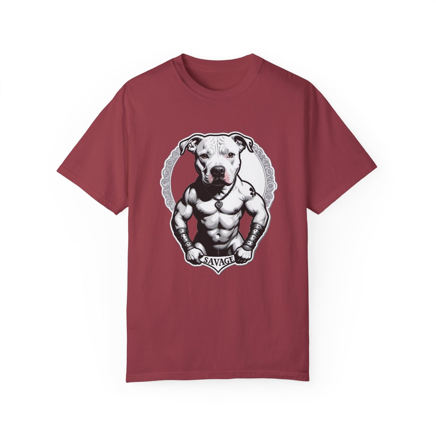 Savage Pitbull Crest T-shirt