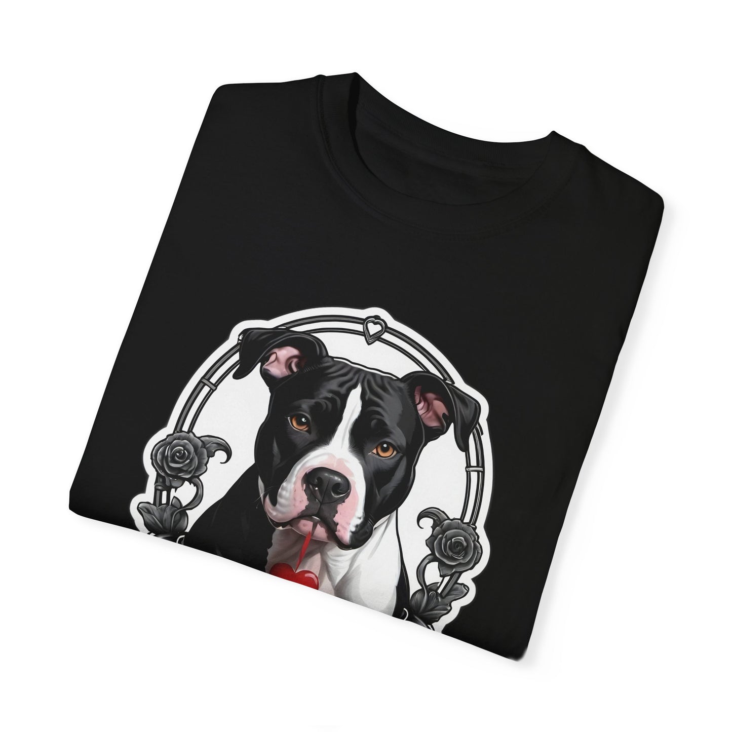 Savage Pitbull Hanging Heart T-Shirt