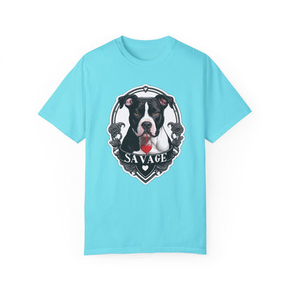 Savage Pitbull Hanging Heart T-Shirt