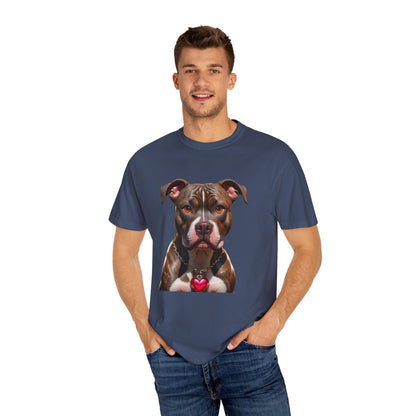 Pitbull Heart Necklace T-shirt