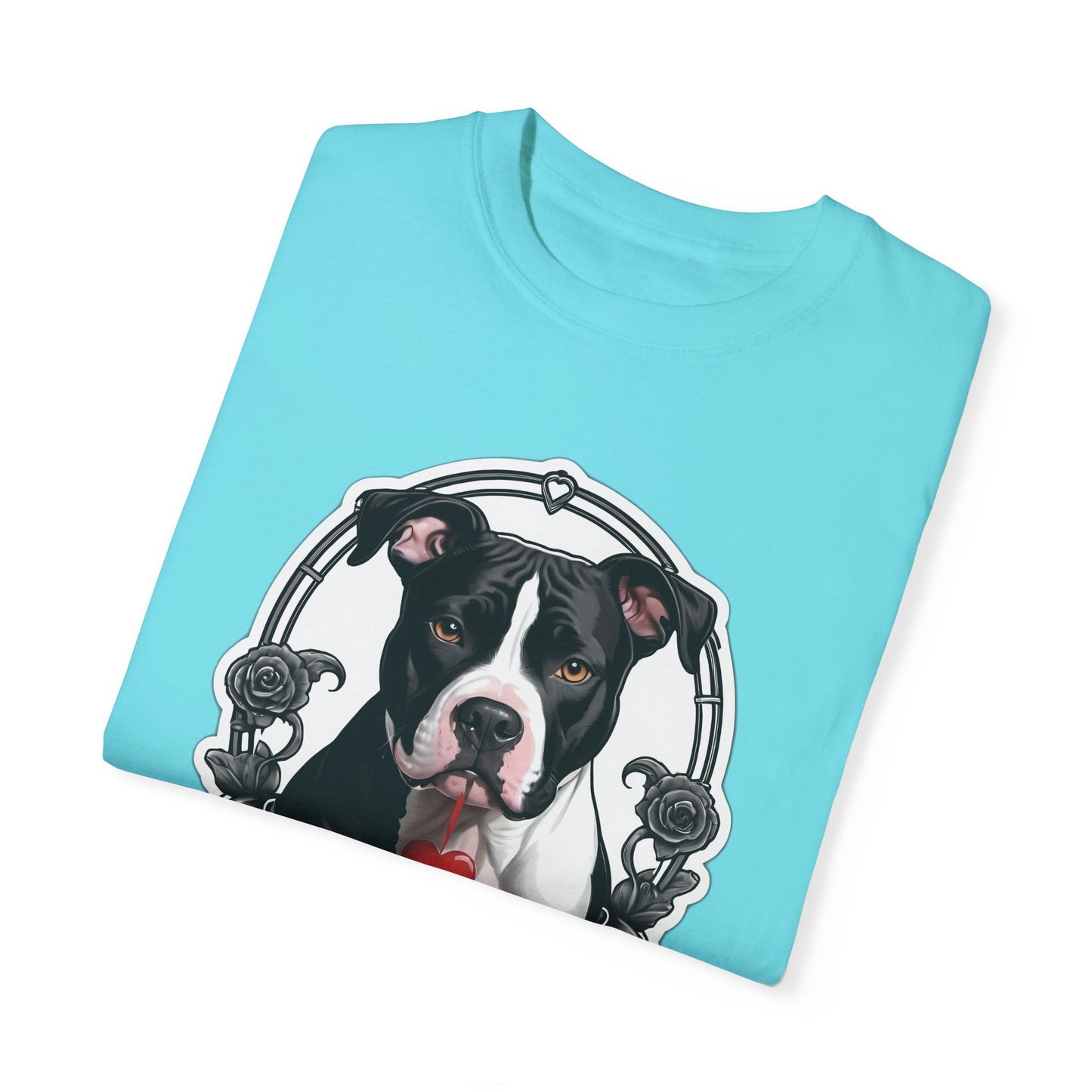 Savage Pitbull Hanging Heart T-Shirt