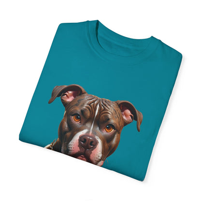 Pitbull Heart Necklace T-shirt