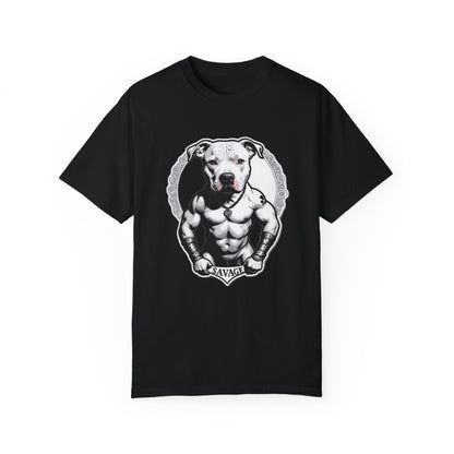 Savage Pitbull Crest T-shirt