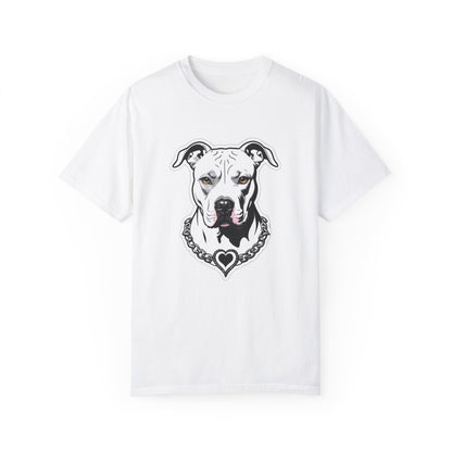 Pitbull Heart Necklace T-shirt