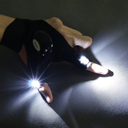 SavageBiz - Flashlight LED Finger Gloves