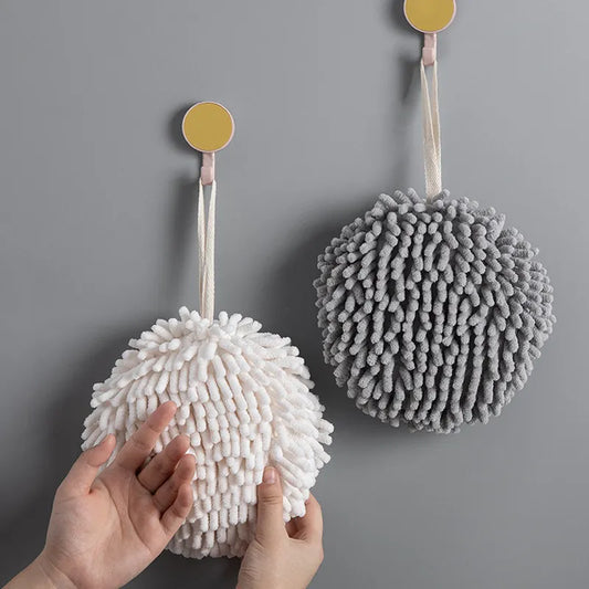 Chenille Hand Towels Kitchen Bathroom Hand Towel Ball