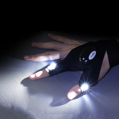 SavageBiz - Flashlight LED Finger Gloves