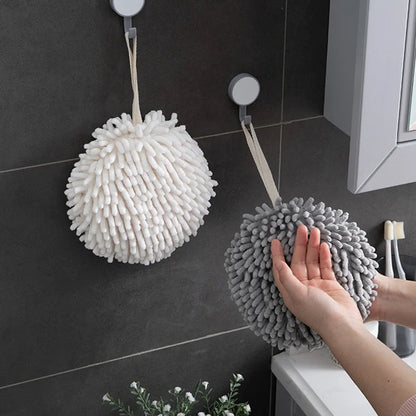 Chenille Hand Towels Kitchen Bathroom Hand Towel Ball