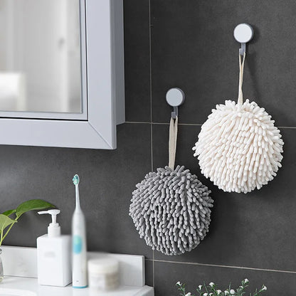 Chenille Hand Towels Kitchen Bathroom Hand Towel Ball
