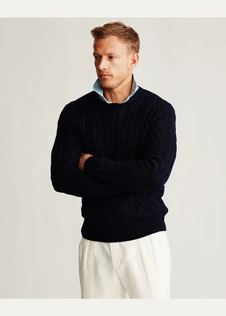 Men's Wool Casual Sweater - SavageBiz