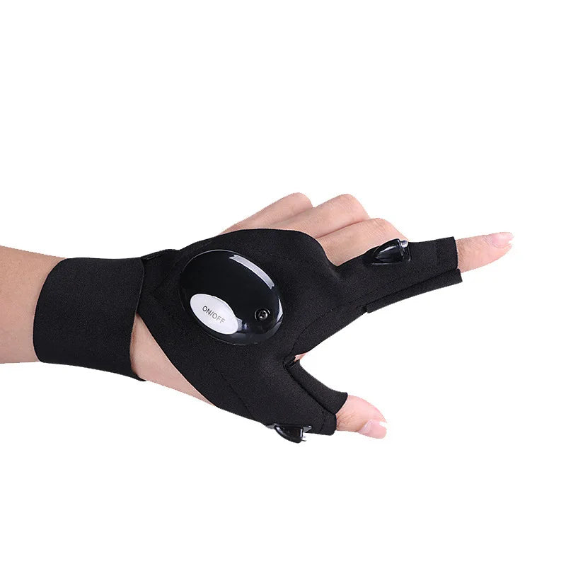 Flashlight Finger Glove