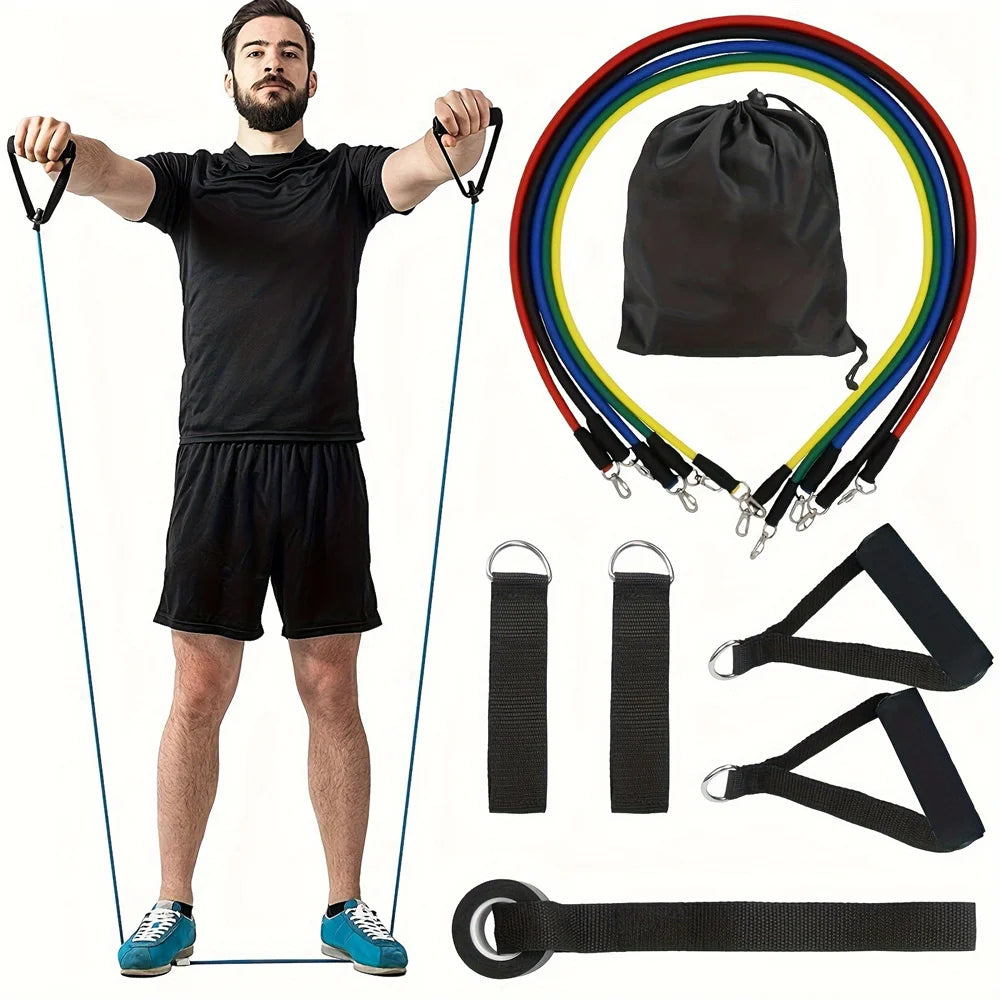 11-Piece Resistance Band Set