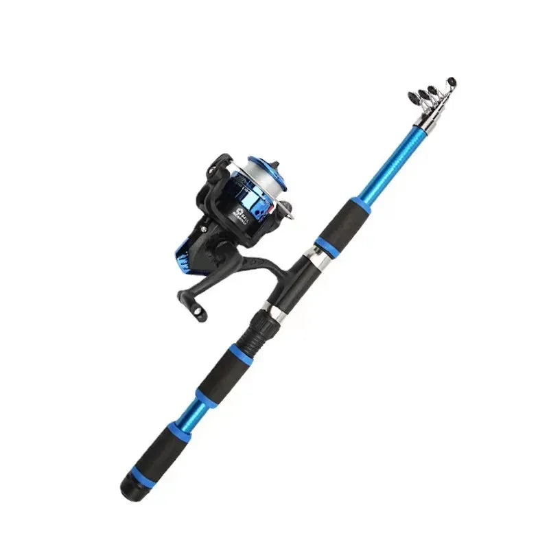 SavageBiz - Telescopic Fishing Rod And with kit