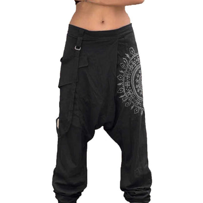 Men Wide Leg Harem Pants