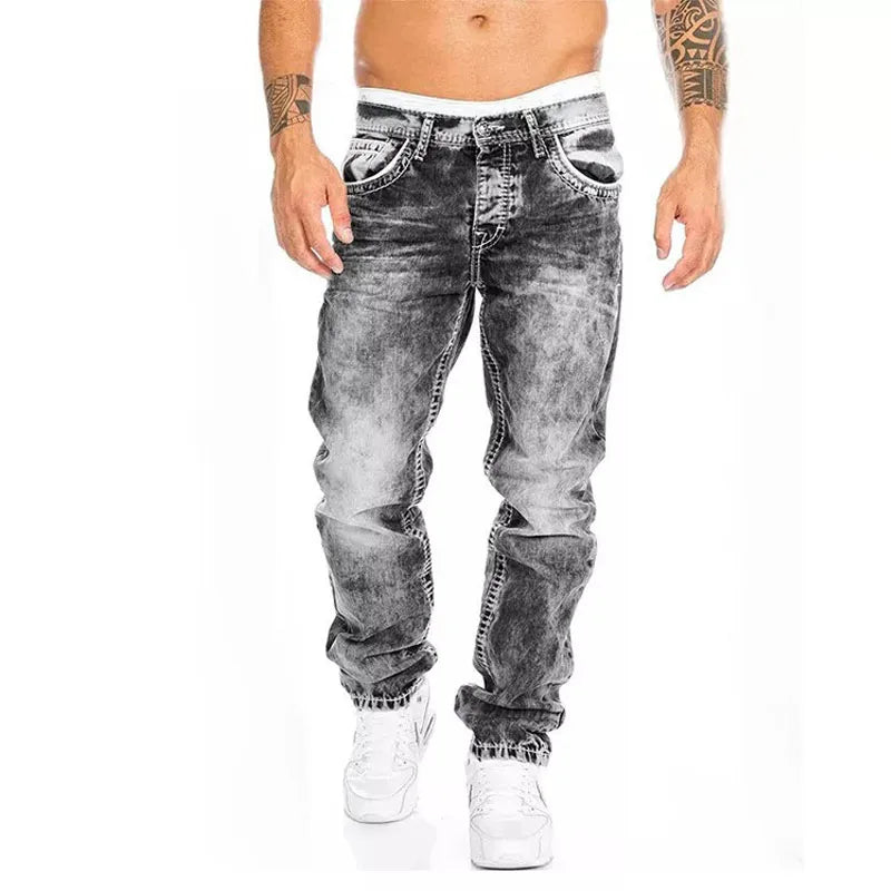 Men's Straight Stretch Slim Jeans