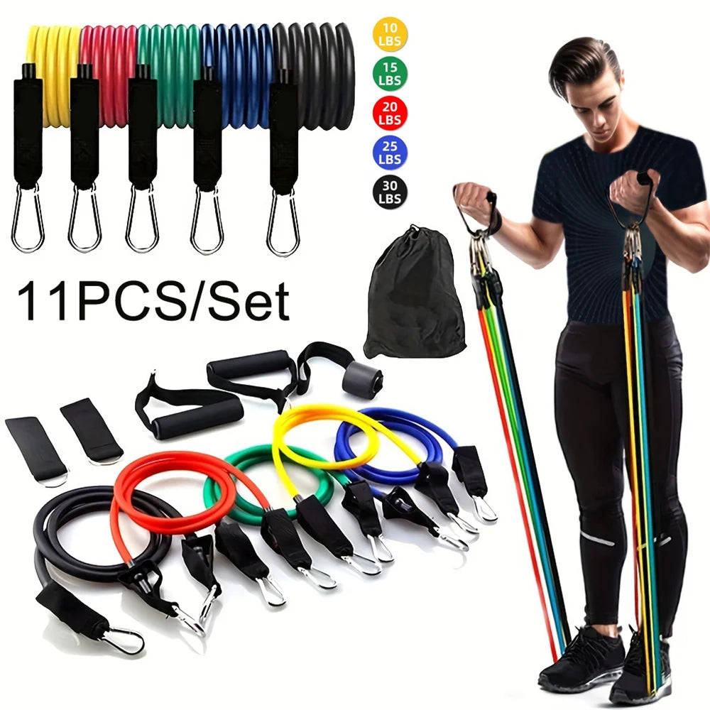 11-Piece Resistance Band Set