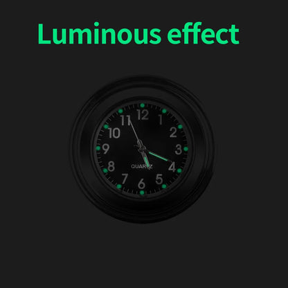 7/8" Motorcycle Clock
