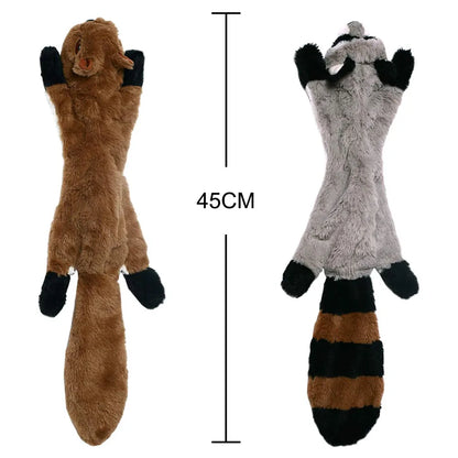Manhan Funny No Stuffing Dog Toy with Squeakers