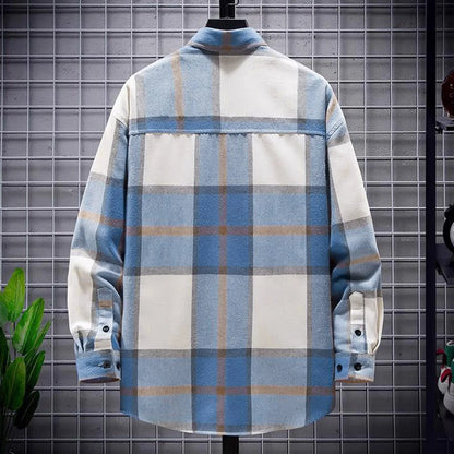 Men's Plaid Long Sleeve Shirt
