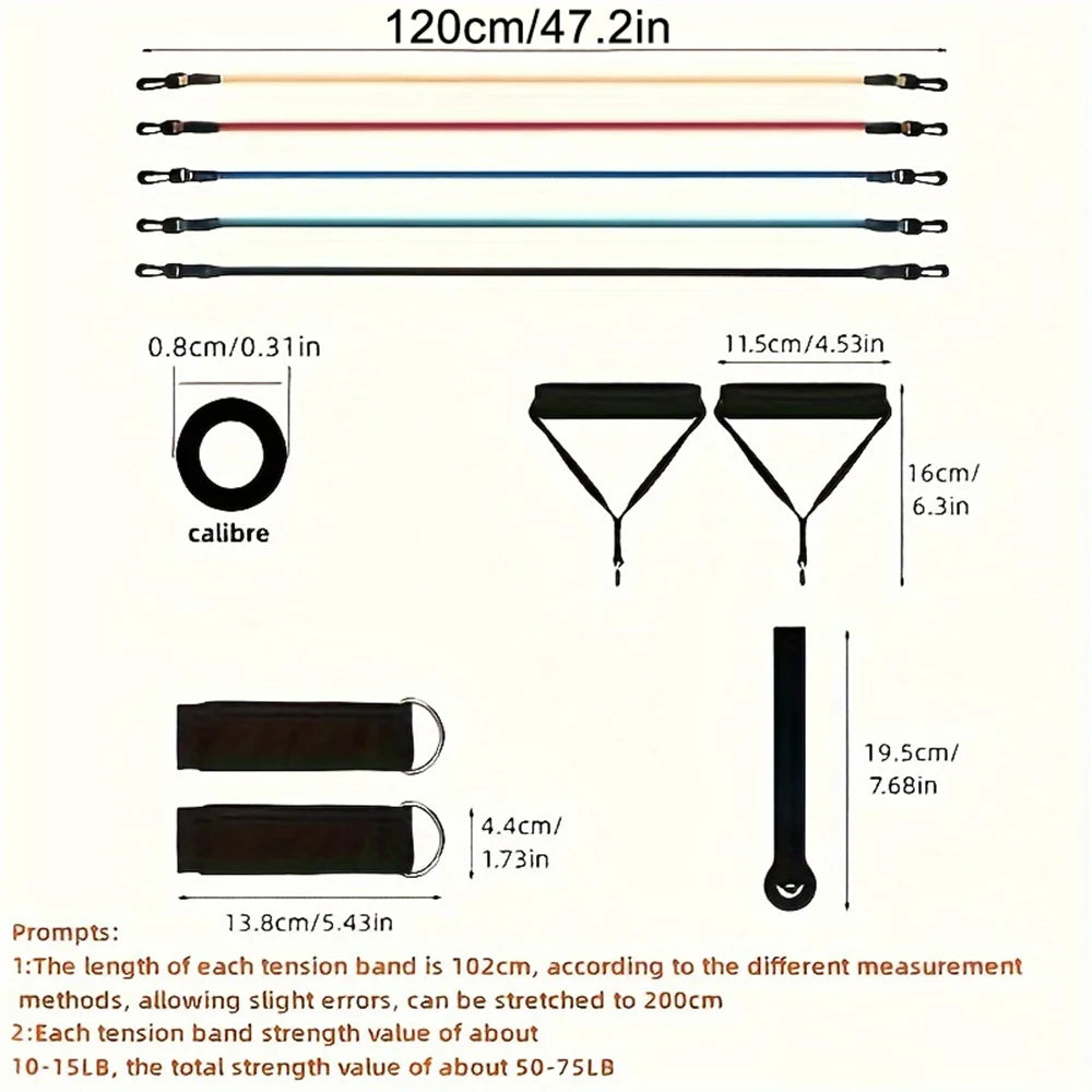 11-Piece Resistance Band Set