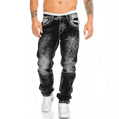 Men's Straight Stretch Slim Jeans