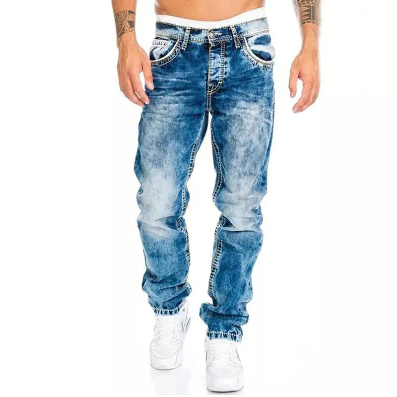 Men's Straight Stretch Slim Jeans