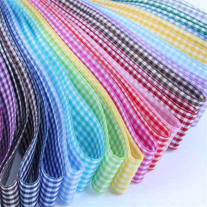 Lattice Plaid Ribbons Bow Ribbon Gift Wrapping