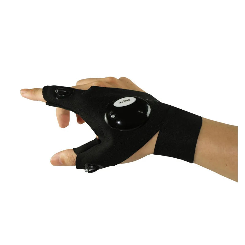 Flashlight Finger Glove