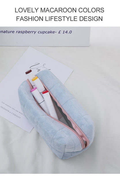 Pillow Cosmetic Bag Large Capacity Storage Stationery Box