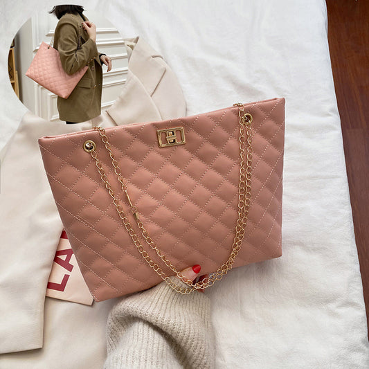 Women's Lingge Shoulder Bag Small Chains Handbags