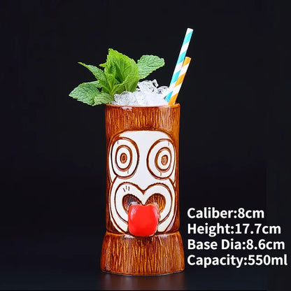 Hawaii Ceramic Tiki Mugs - SavageBiz