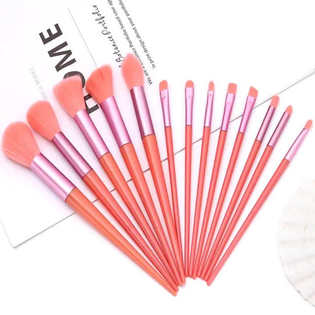 13Pcs Soft Fluffy Makeup Brushes Set - SavageBiz