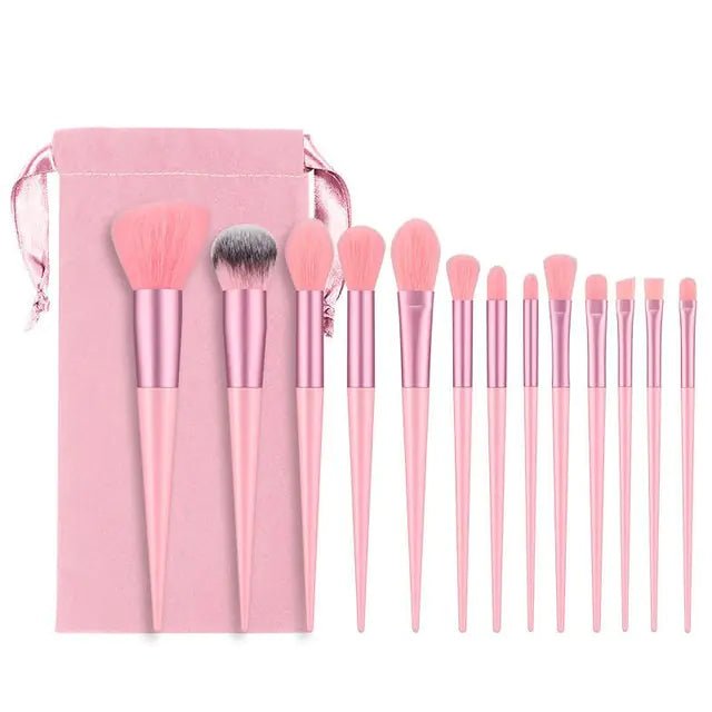 13Pcs Soft Fluffy Makeup Brushes Set - SavageBiz