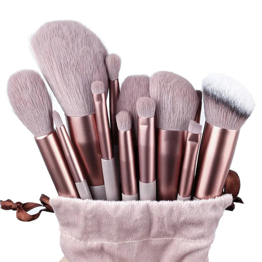 13Pcs Soft Fluffy Makeup Brushes Set - SavageBiz