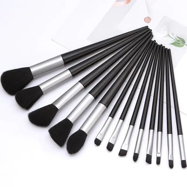 13Pcs Soft Fluffy Makeup Brushes Set - SavageBiz
