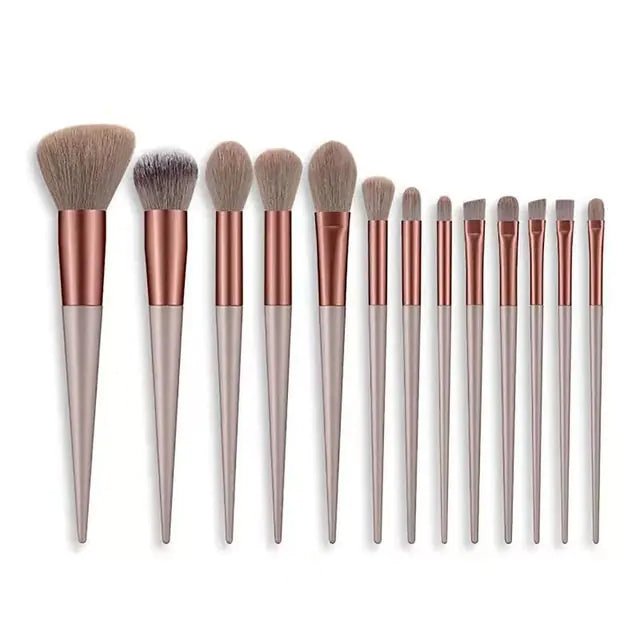 13Pcs Soft Fluffy Makeup Brushes Set - SavageBiz