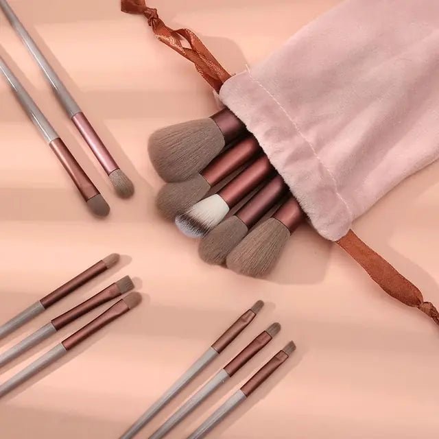 13Pcs Soft Fluffy Makeup Brushes Set - SavageBiz