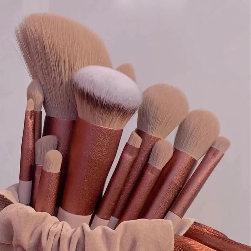 13Pcs Soft Fluffy Makeup Brushes Set - SavageBiz