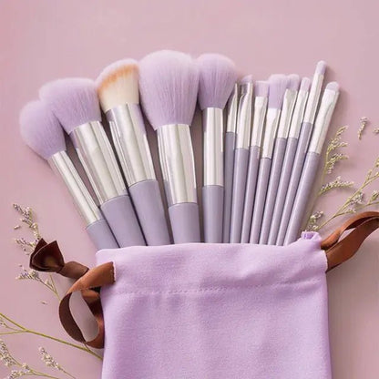13Pcs Soft Fluffy Makeup Brushes Set - SavageBiz