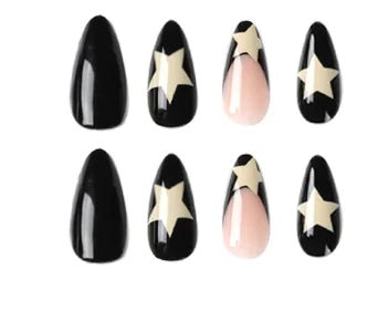 24pc French Star Nail Set - SavageBiz