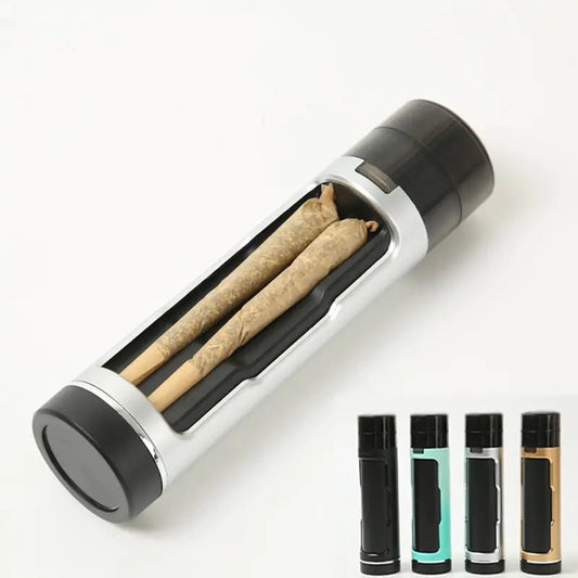 3 In 1 Tobacco Grinder Cigarettes Case - SavageBiz