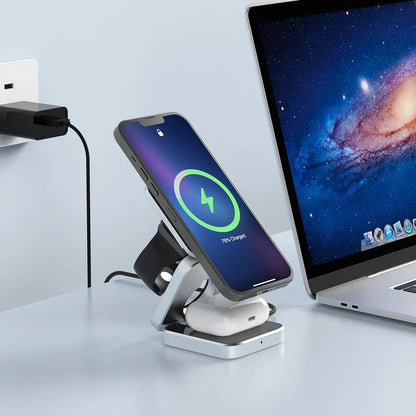 3 in 1 Wireless Charging Station - SavageBiz