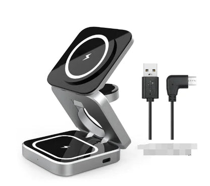 3 in 1 Wireless Charging Station - SavageBiz