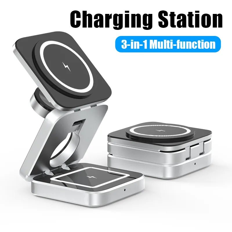 3 in 1 Wireless Charging Station - SavageBiz